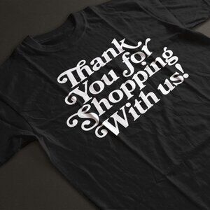 Retro Shopping Bag Shirt. Vintage Shopping Bag Shirt. 90s 80s. S-XL. Fast Ship!